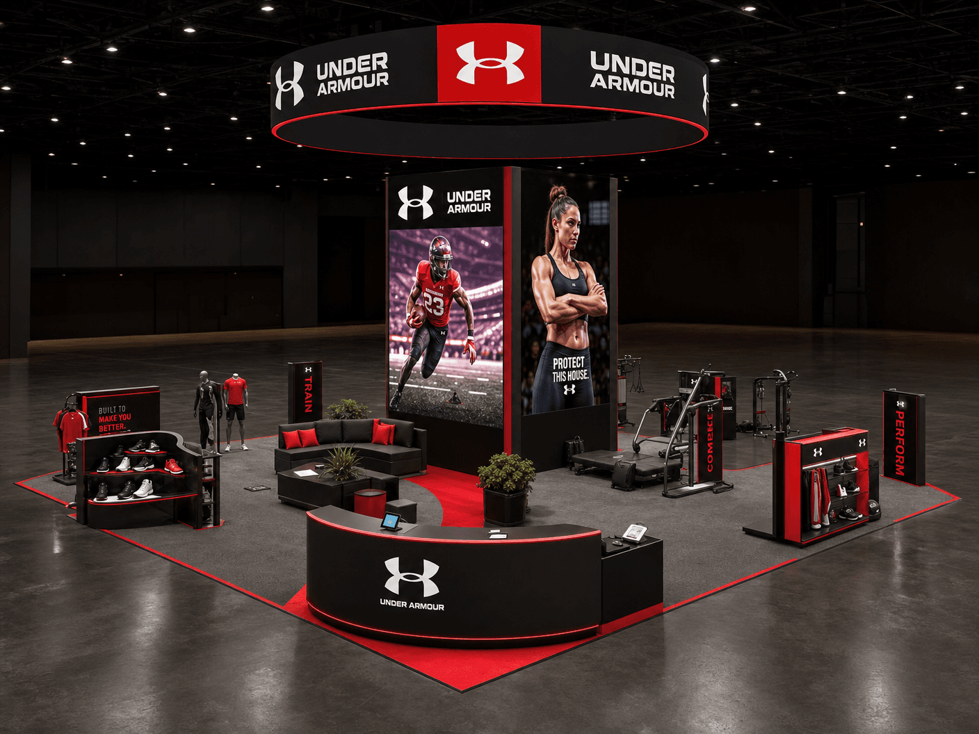 20x20 LED Exhibit Rental for PACK EXPO Boston