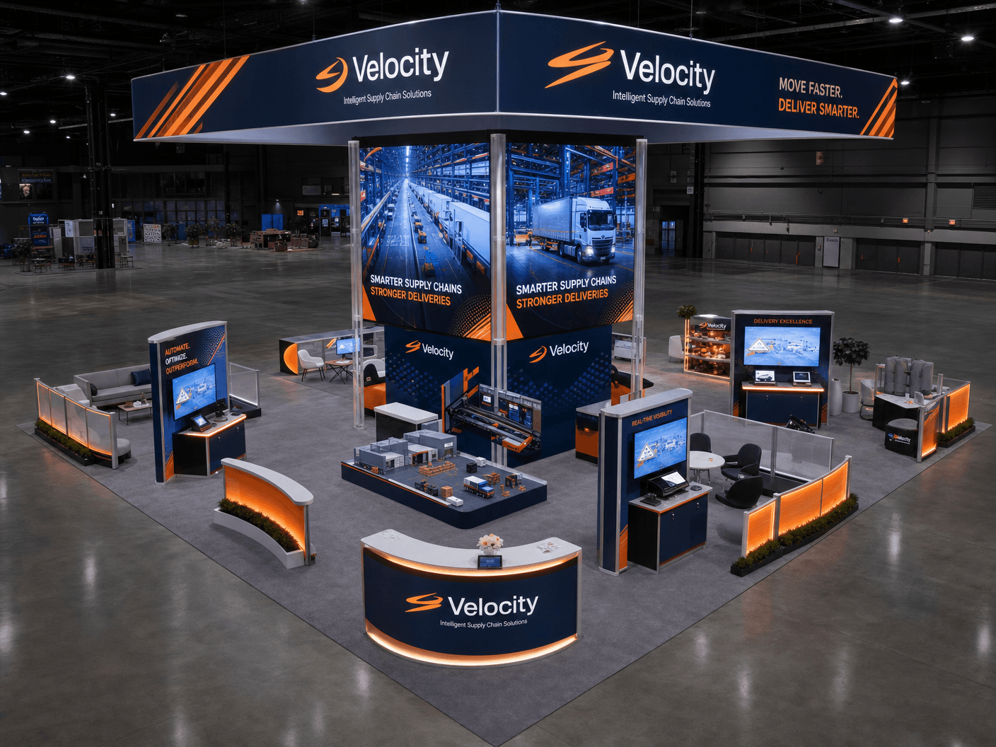 30x30 LED Display Exhibit for OTC in Houston
