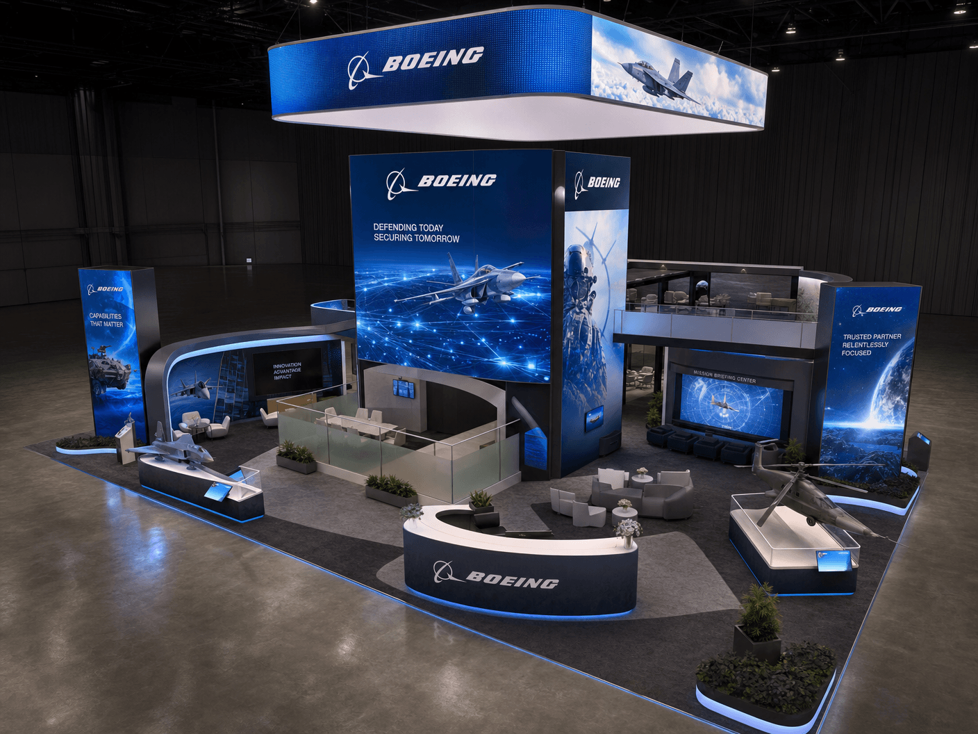 30x40 LED Trade Show Exhibit for OTC in Las Vegas