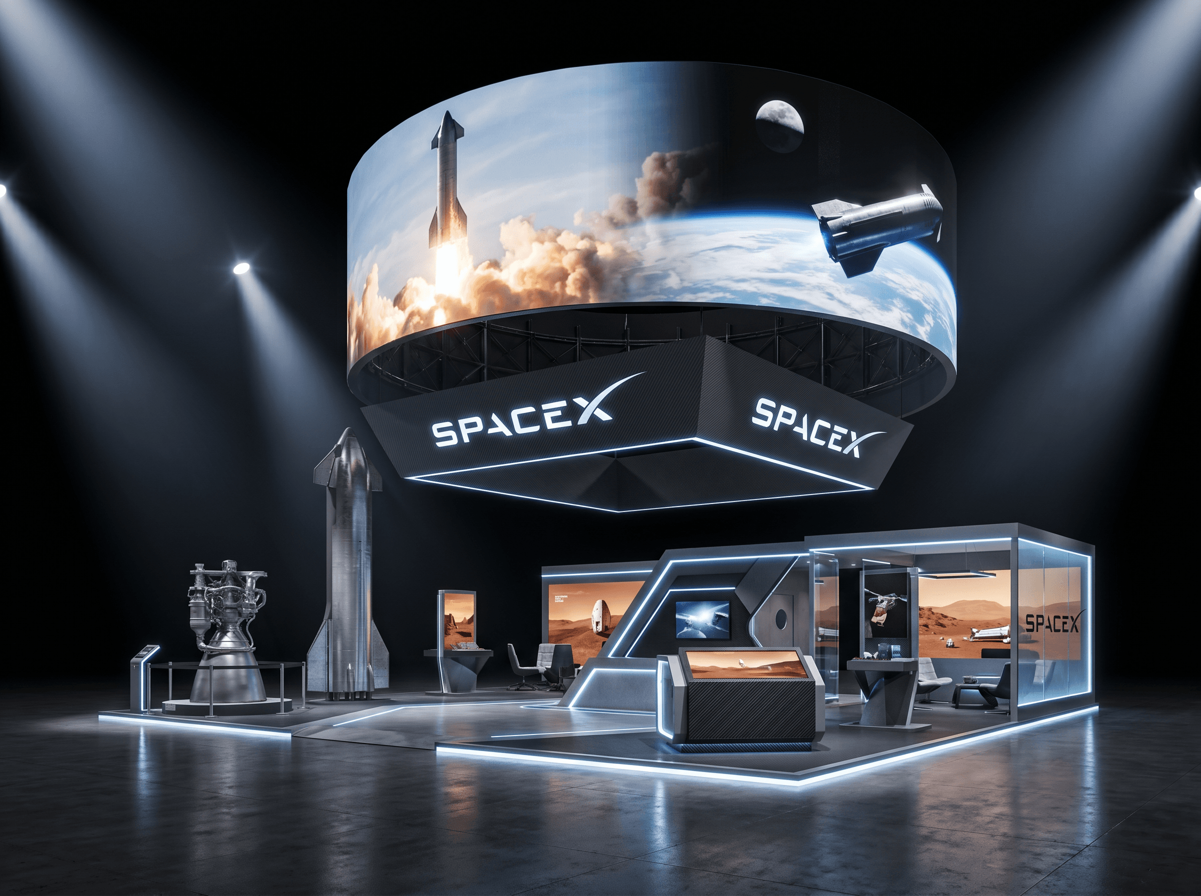 MAGIC 30x40 LED Video Wall Exhibit – Fashion Companies
