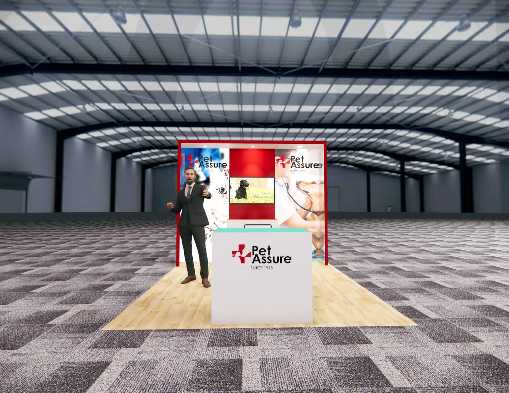 Fancy Food trade show booth - 10x10 trade show booth rental