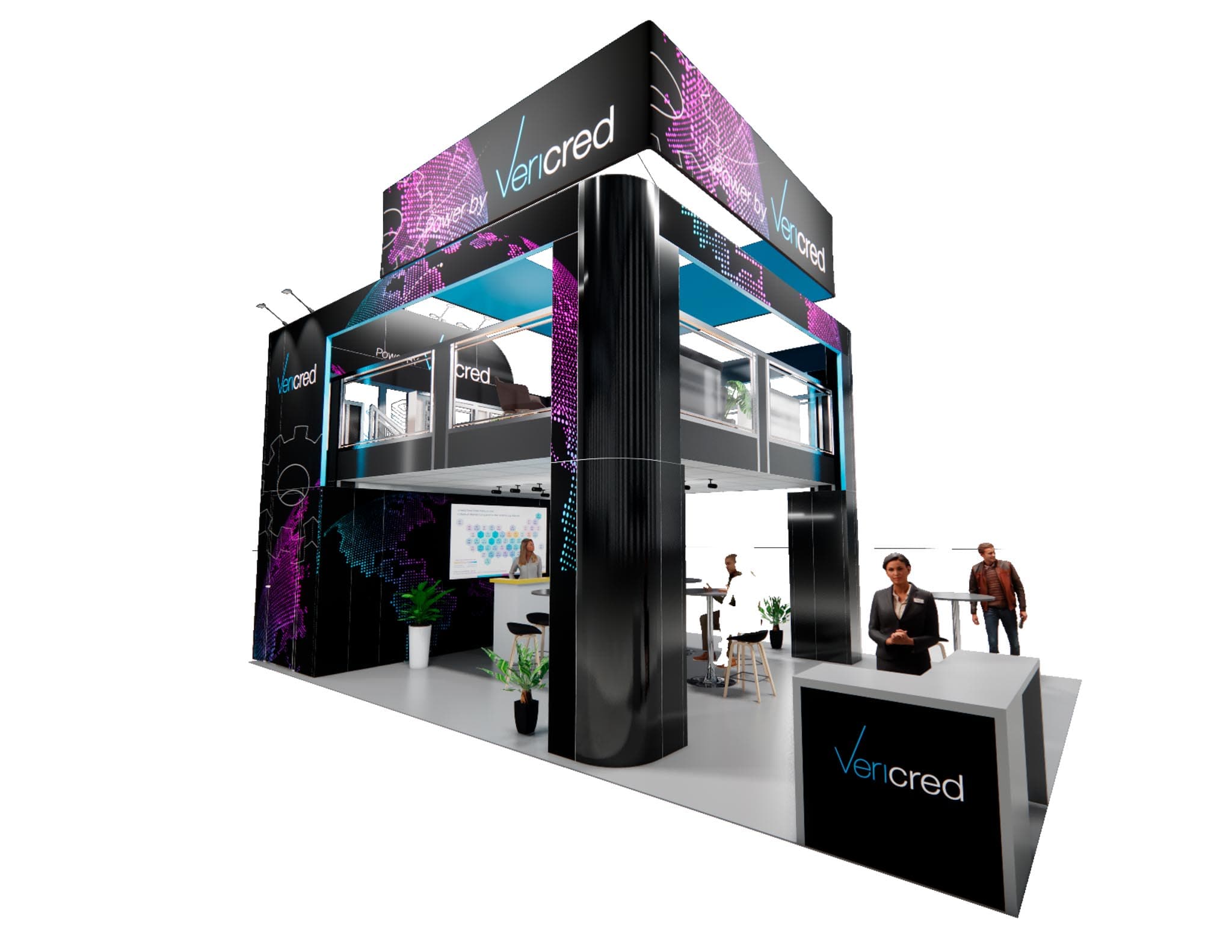 20 x 30 Trade Show Exhibit Booth Rental