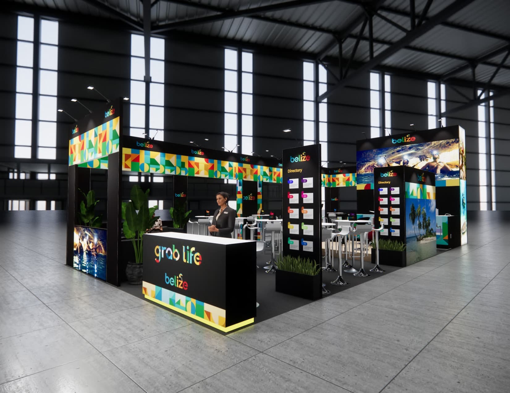 IMEX 20 x 40 trade show booth