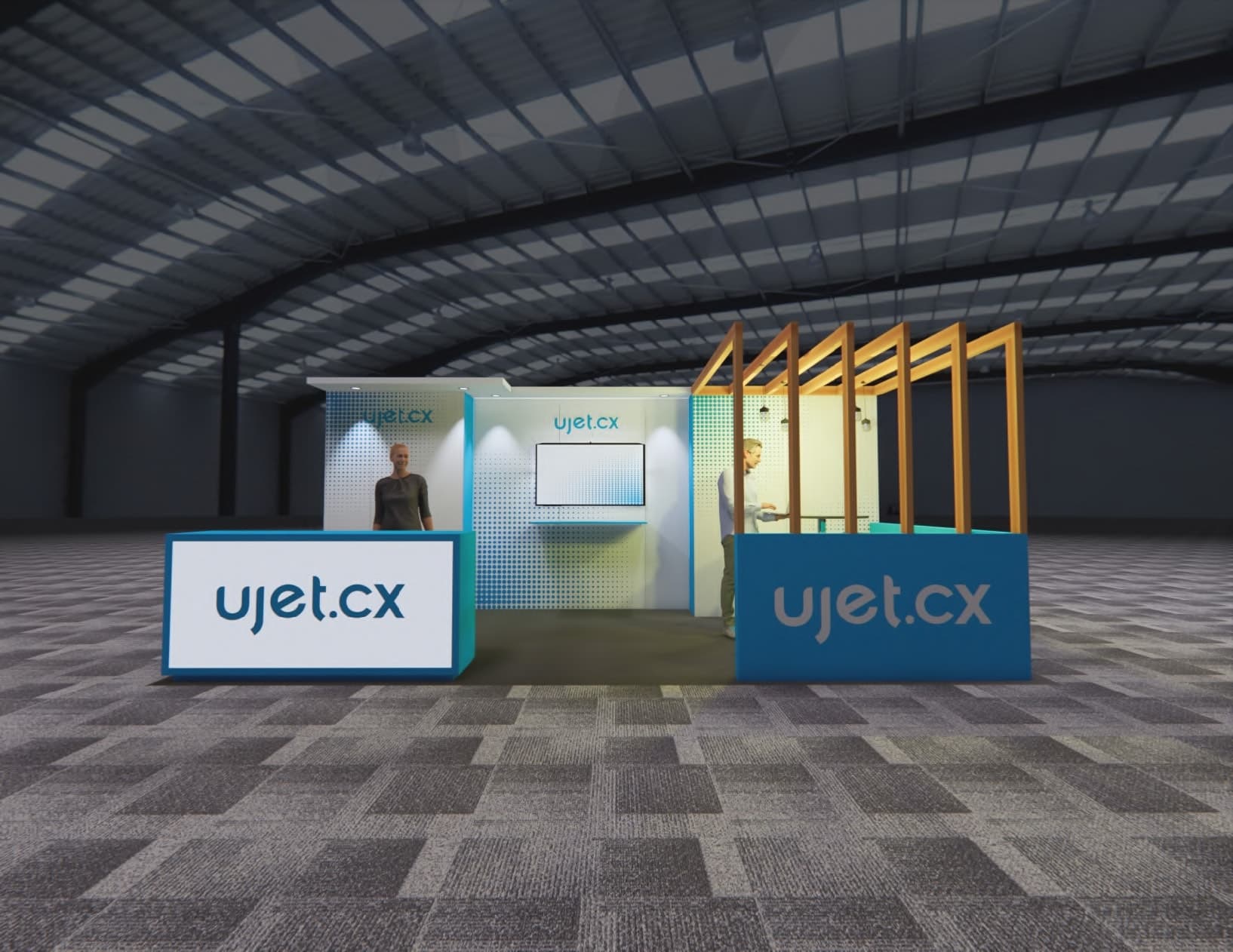 Aim Expo trade show booth - 10x20 Custom Modular