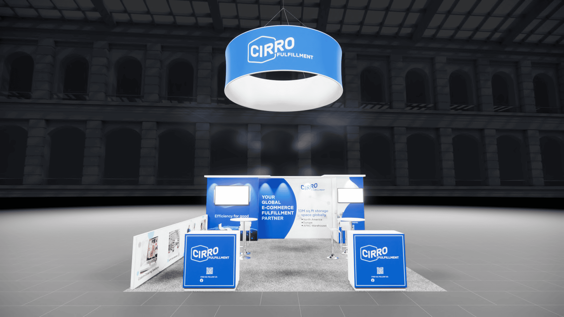 The premiere 20 x 20 exhibit rental for black hat expo 2024