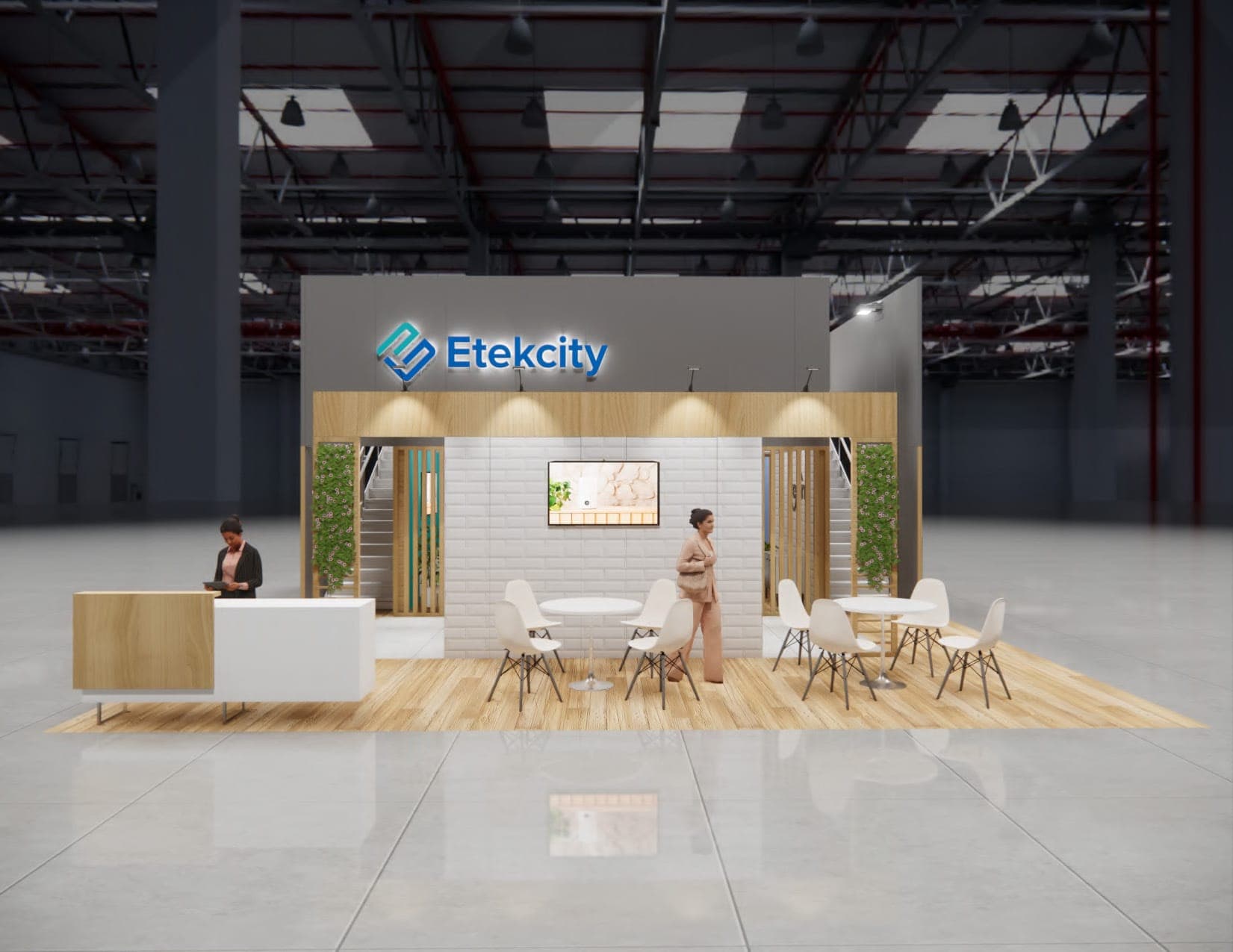 ISSA Las Vegas trade show display rental 20 x 20