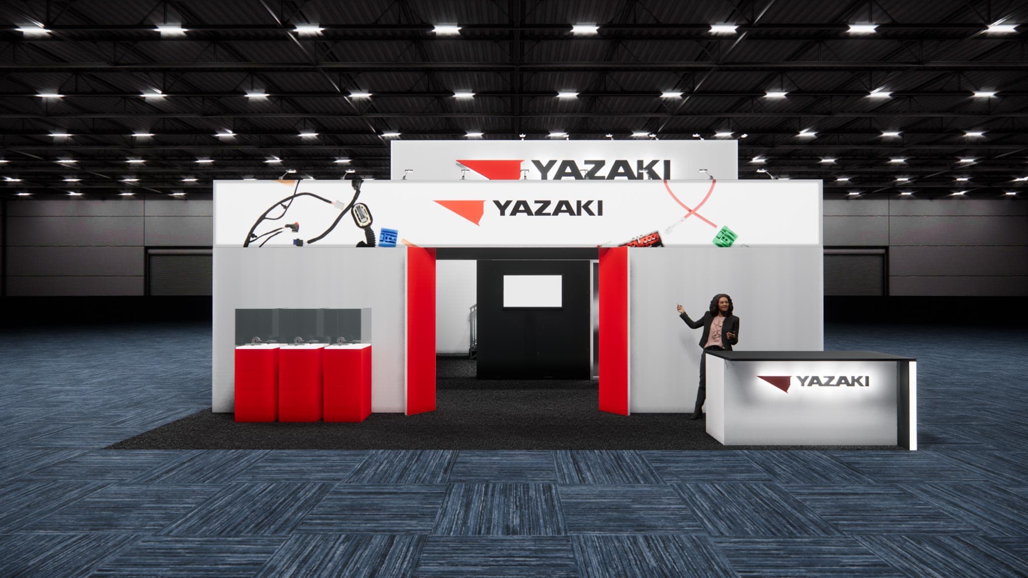 30 x 30 Double Deck Trade Show Exhibit Rental