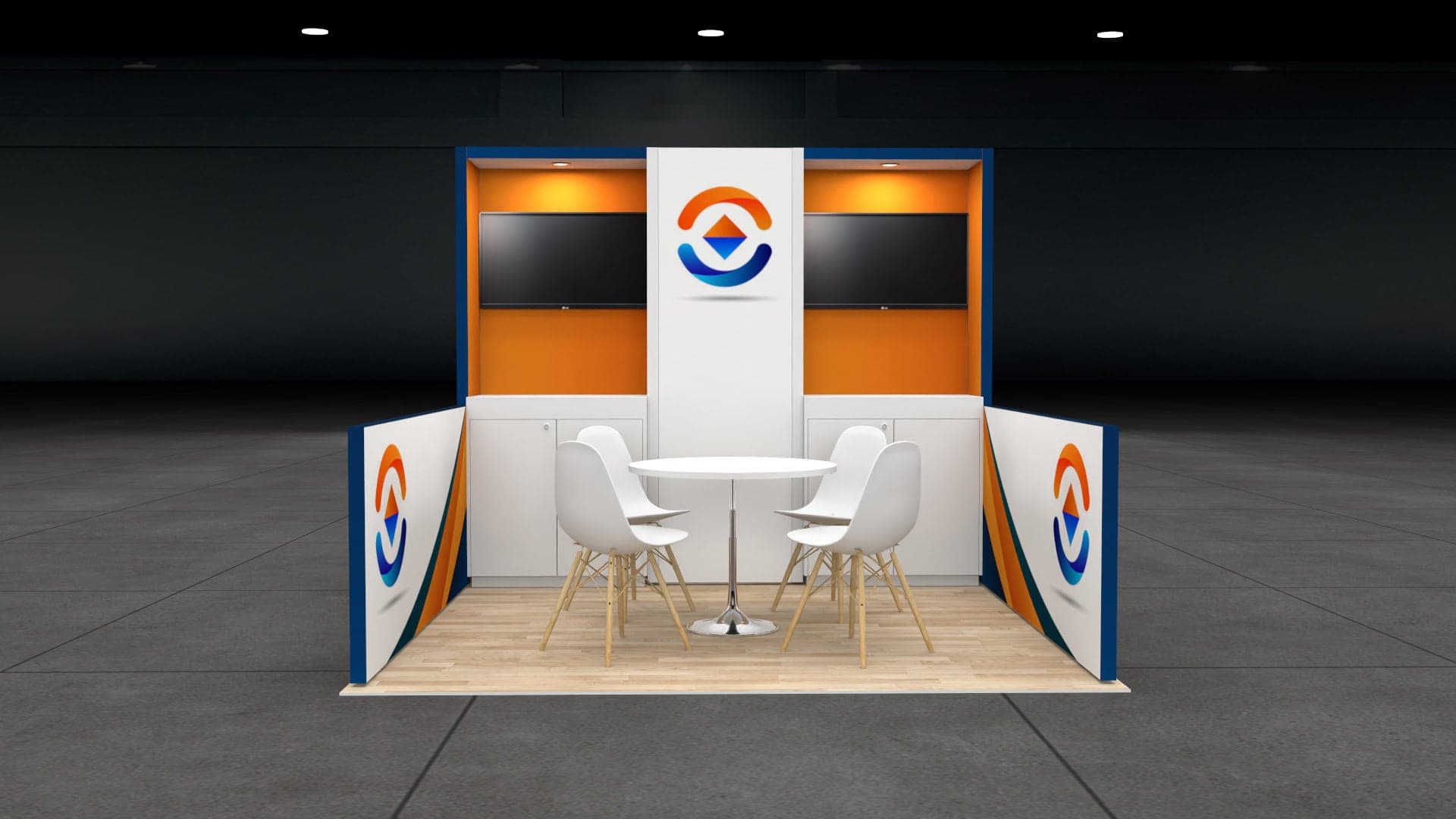 10x10 Trade Show Booth Rental
