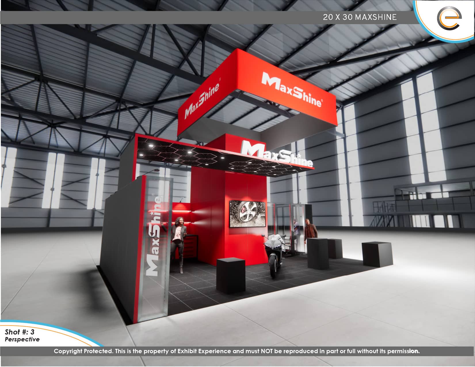 AAPEX Las Vegas trade show stand rental 20 x 30