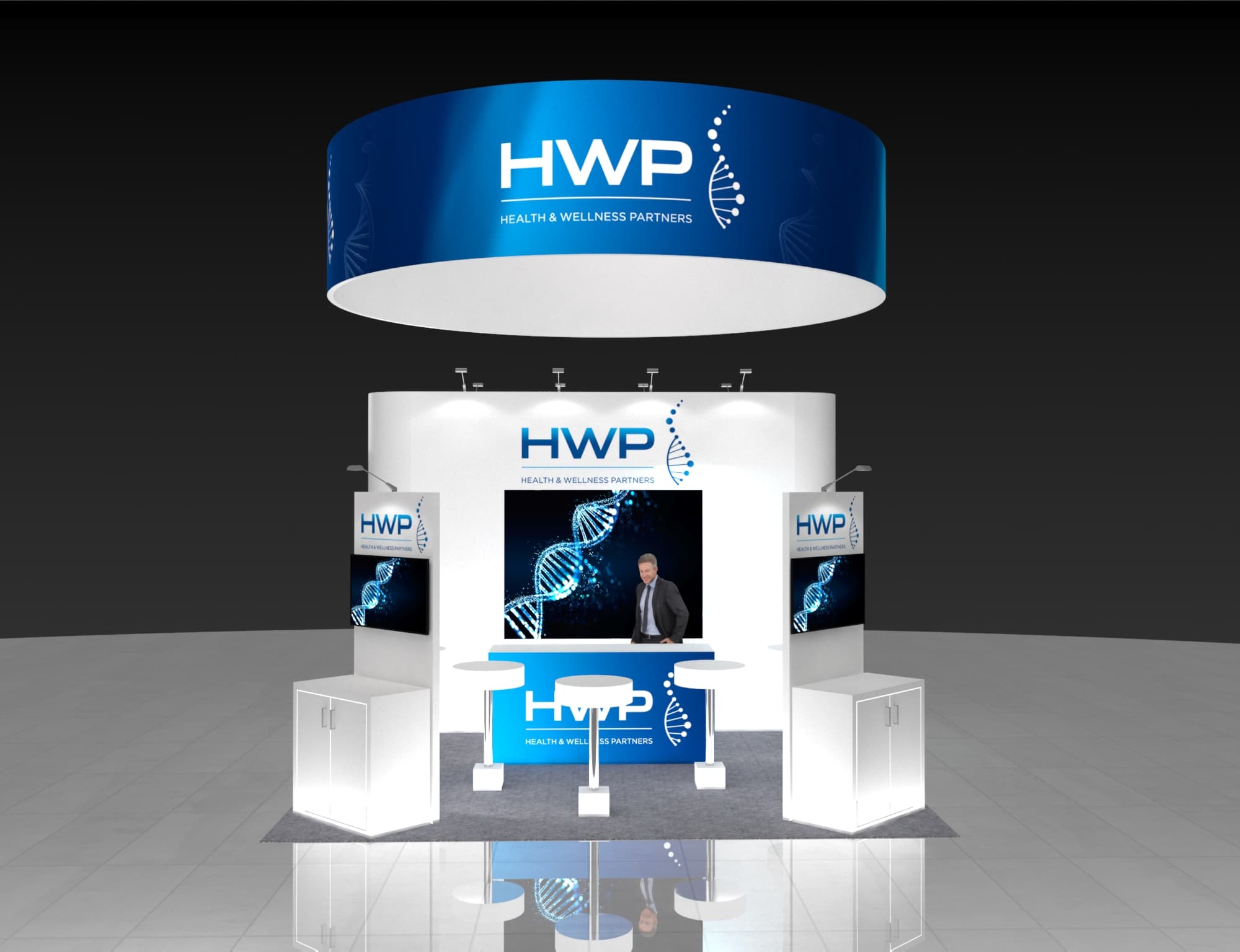 20x20 Trade Show Exhibit Booth Display Rental