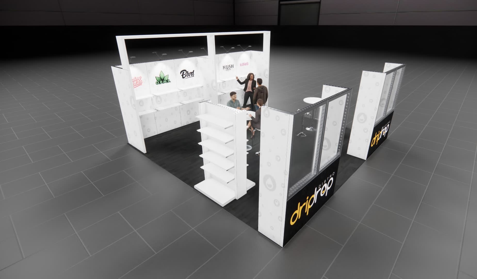 20x20 PCA Trade Show Exhibit Rental