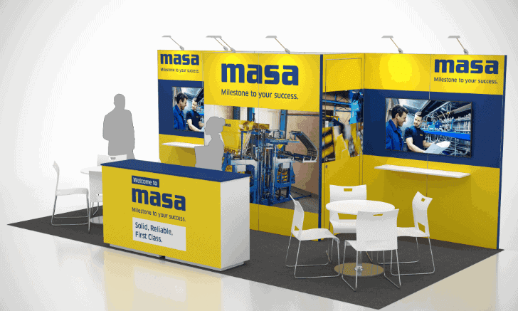 10 x 20 Orlando Booth Rental D-2