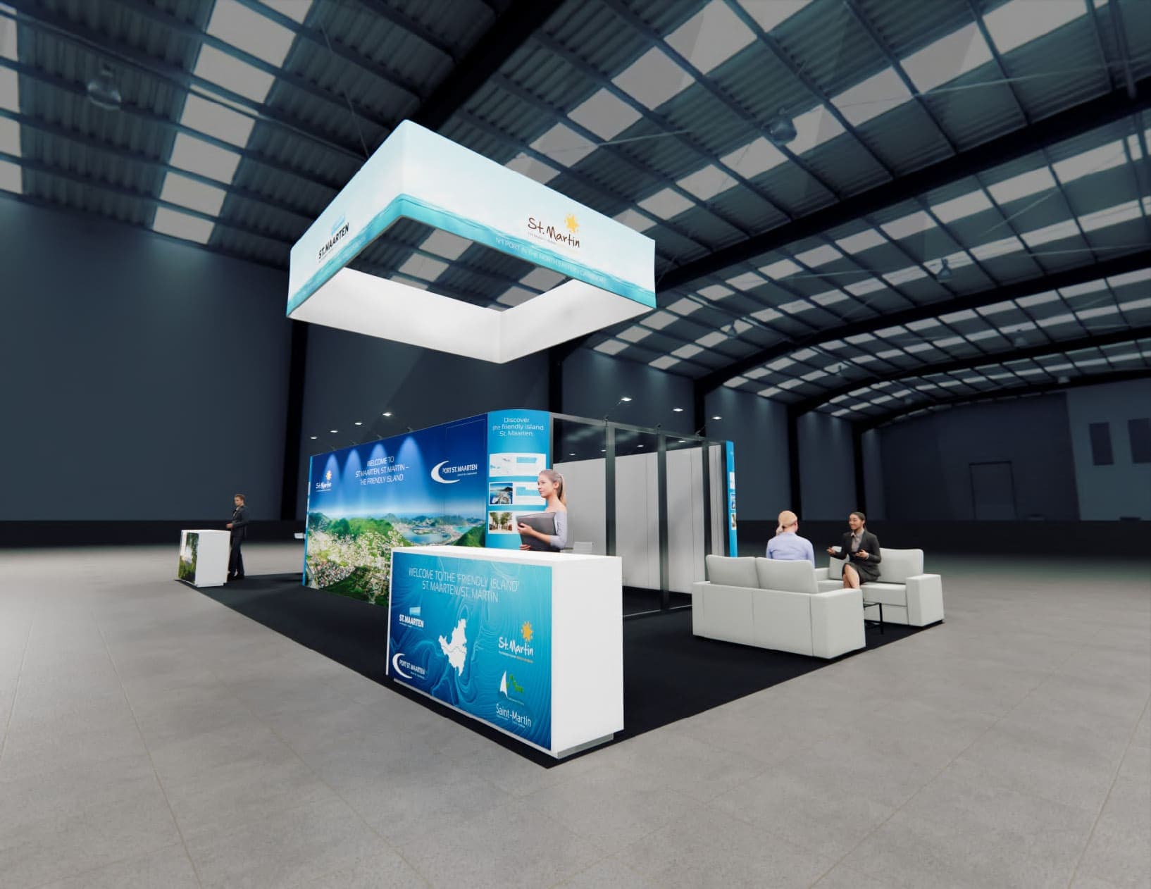 KBS trade show booth rental - 20X40