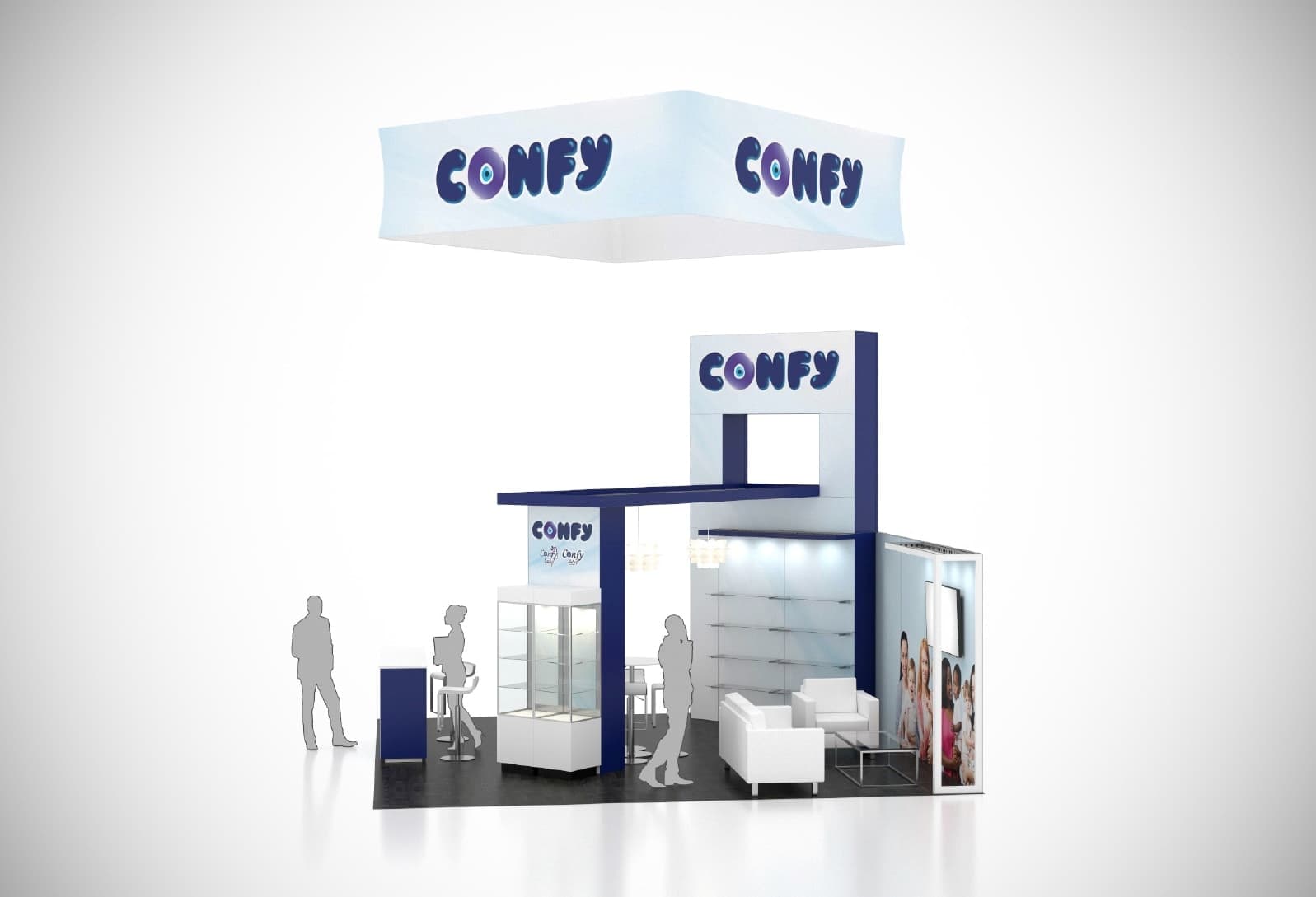 20x20 Product Showcase Booth Rental