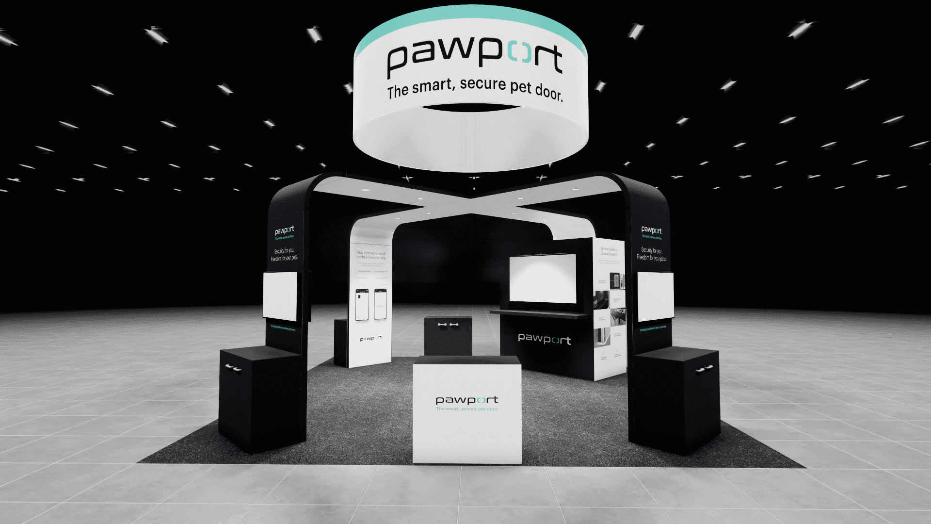 Chicago trade show exhibit rental company 20x20 IFT expo booth rental