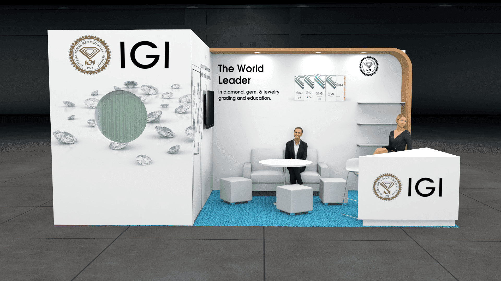 10 x 20 JCK las Vegas trade show exhibit rental