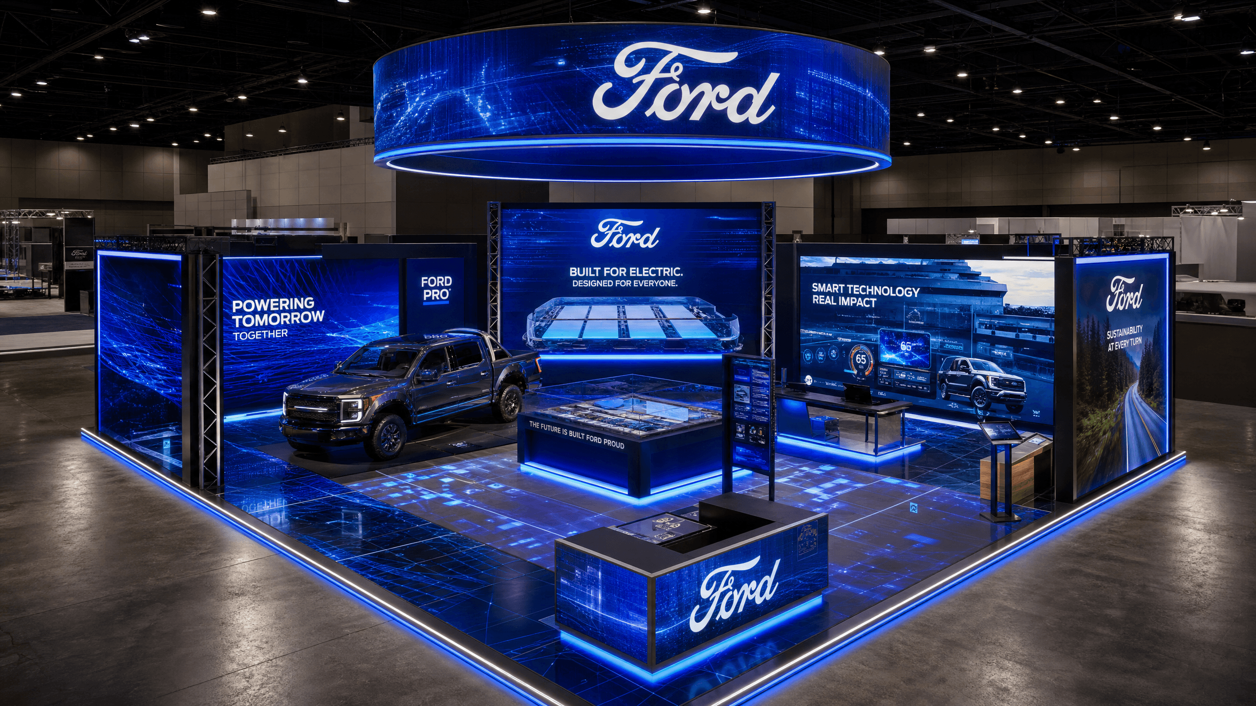 20×40 Exhibits representative exhibit 20 x 40 South Florida Expo Exhibit Rental 23