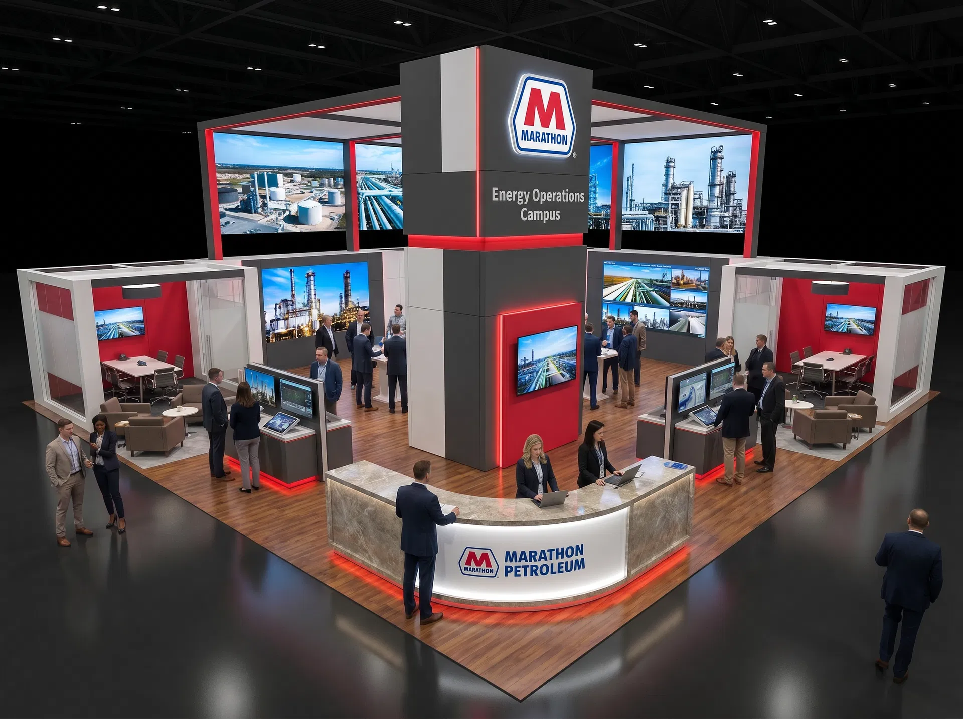 40 x 60 Miami Trade Show Exhibit Rental 32