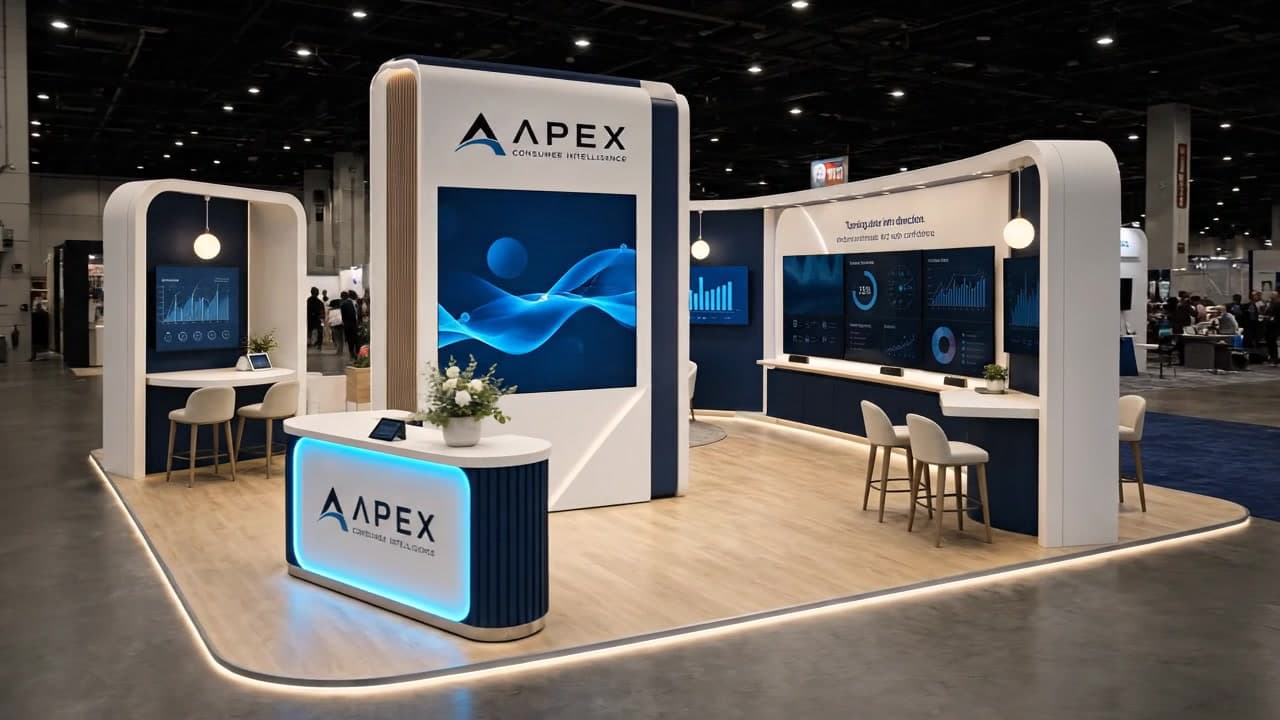 20 x 20 Orlando Trade Show Exhibit Rental 19