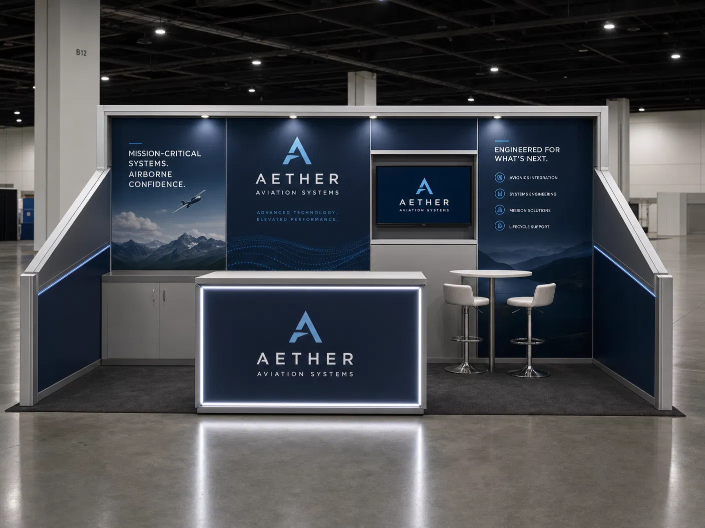 10 x 20 Orlando Trade Show Exhibit Rental 10