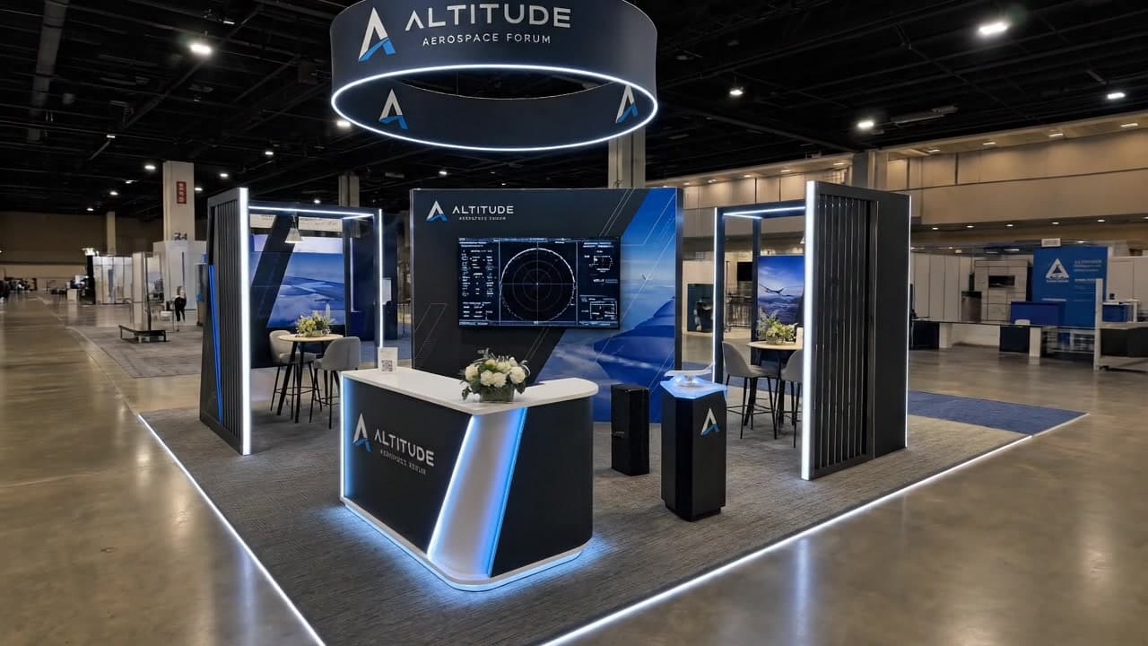 20 x 20 Orlando Expo Booth Rental Rental 10