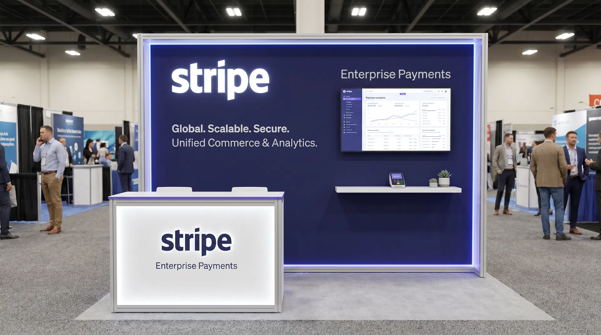 10 x 10 Fort Lauderdale Convention Exhibit Rental 22