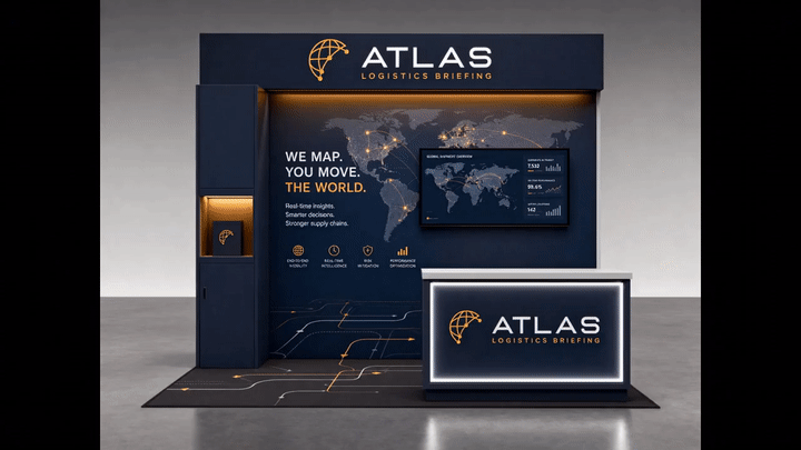 10 x 10 Orlando Trade Show Exhibit Rental 49