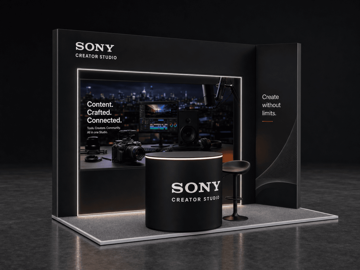 10 x 10 Miami Trade Show Exhibit Rental 68