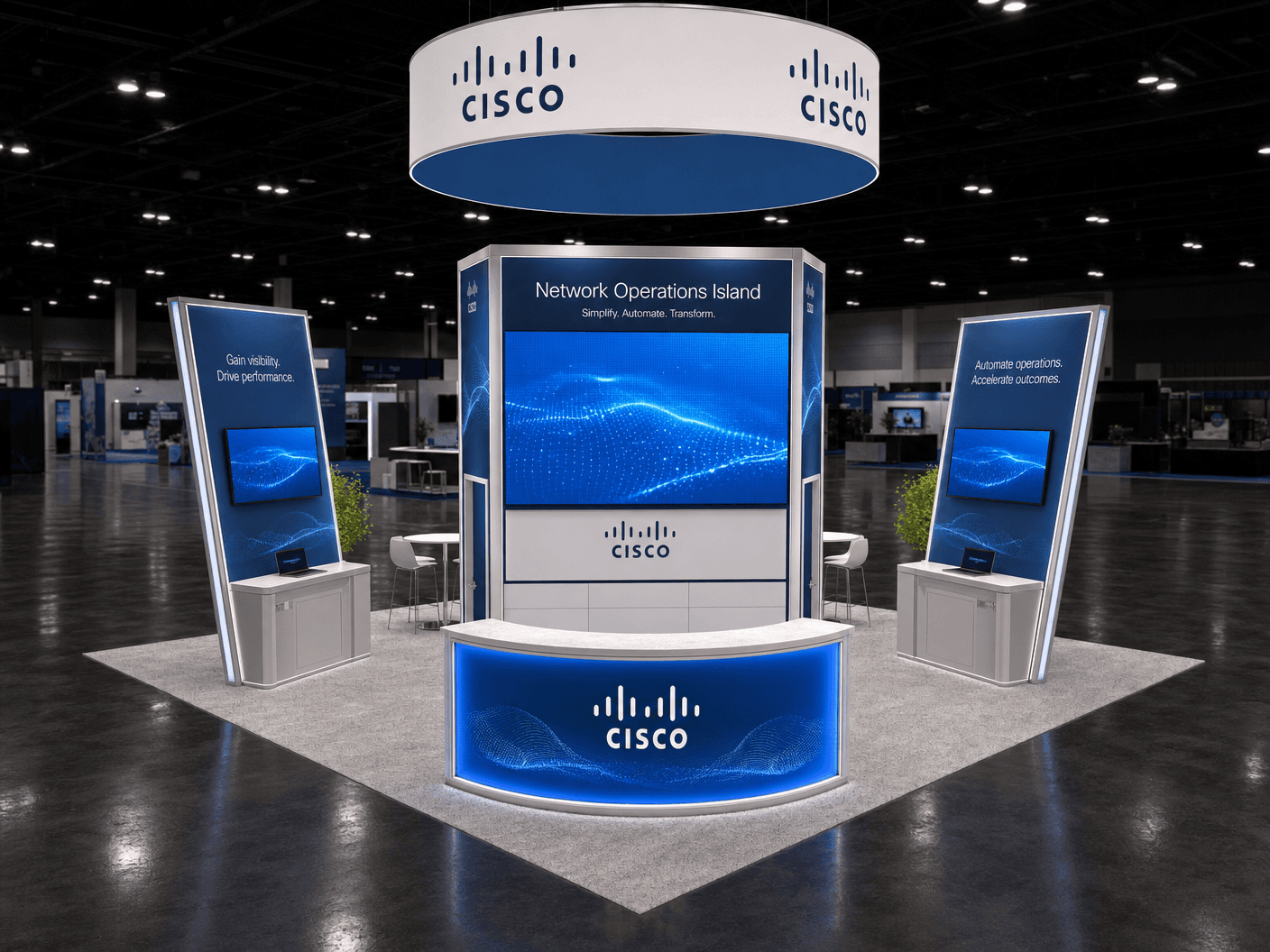 20 x 20 Miami Trade Show Exhibit Rental 26