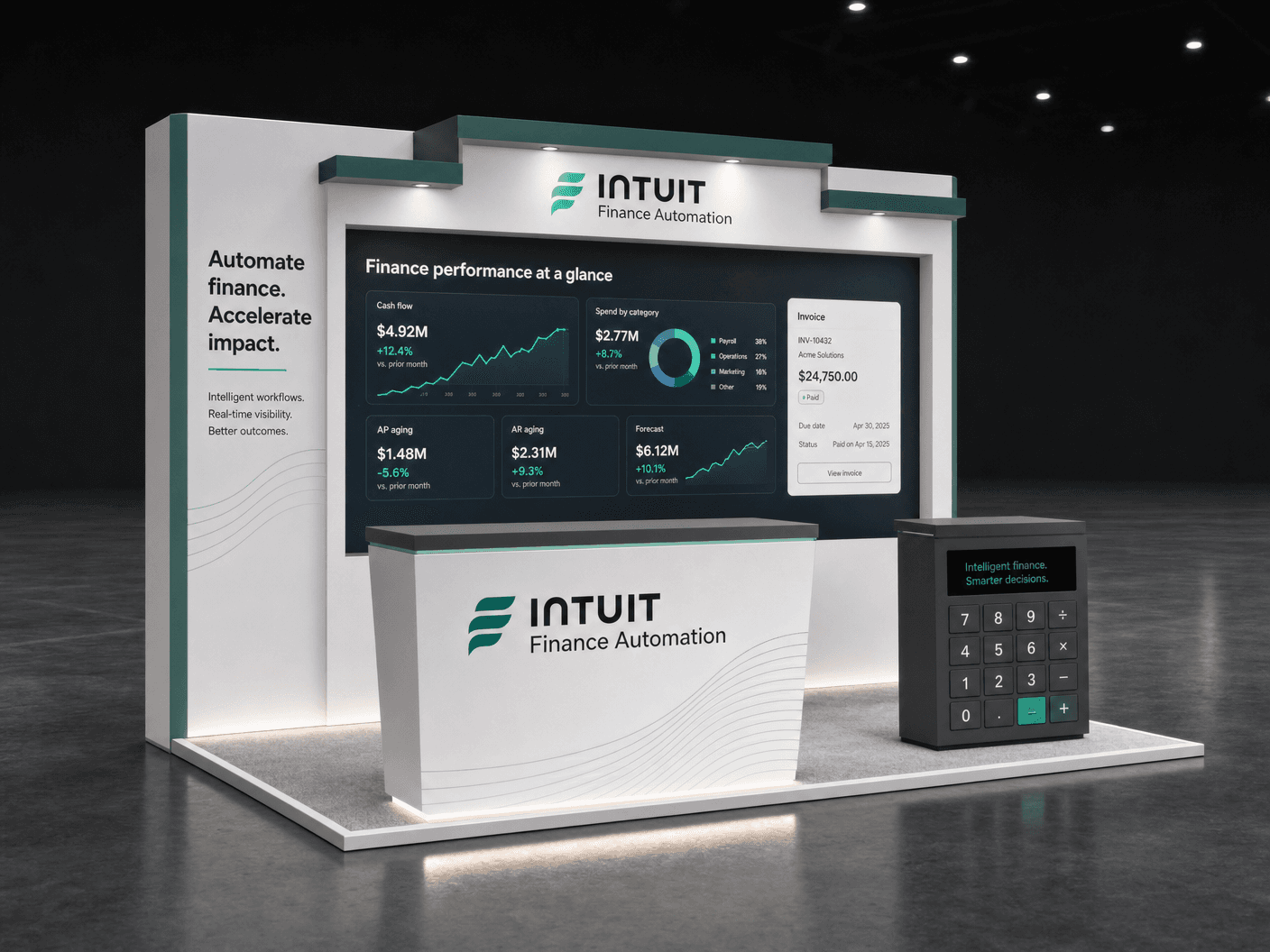 10 x 10 Orlando Trade Show Exhibit Rental 61