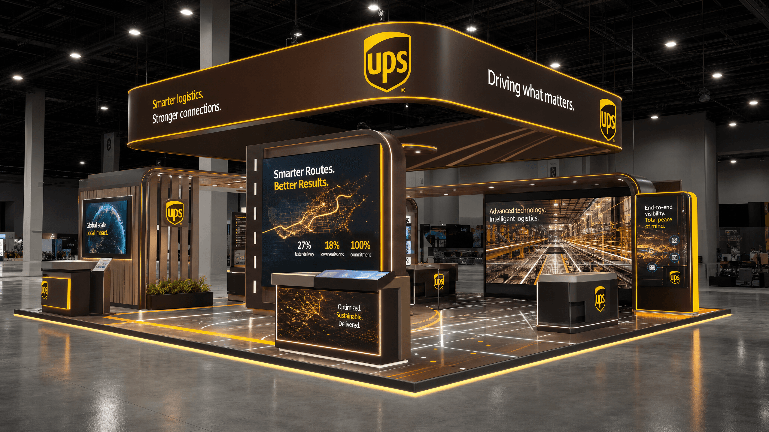 20 x 40 Florida Trade Show Exhibit Rental 24