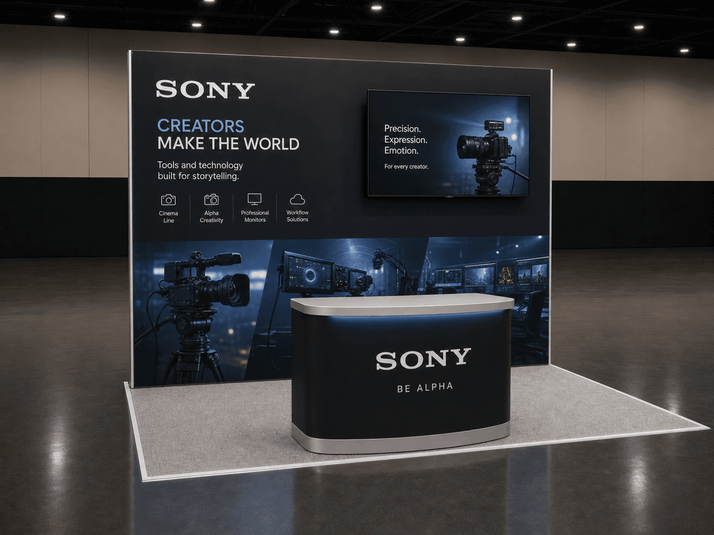 10 x 10 Miami Trade Show Exhibit Rental 32