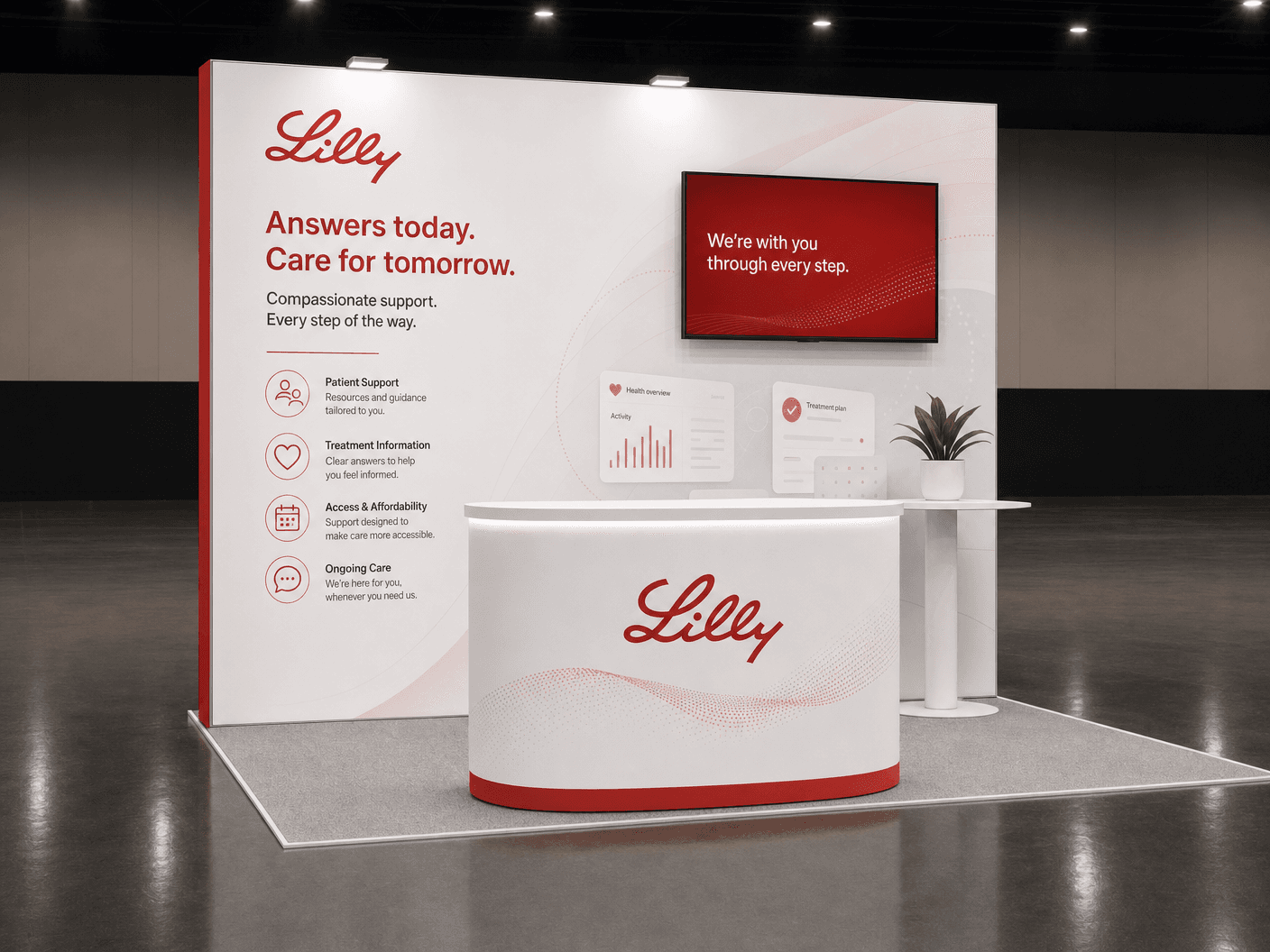 10 x 10 Orlando Trade Show Exhibit Rental 37