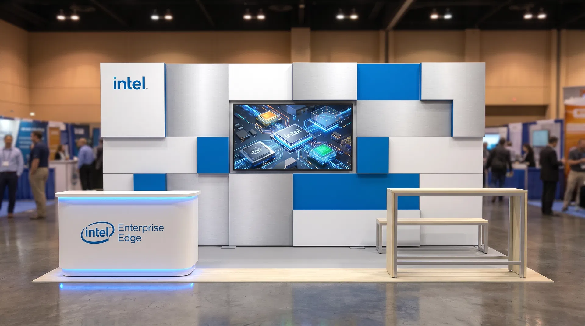 10 x 20 Orlando Trade Show Exhibit Rental 22
