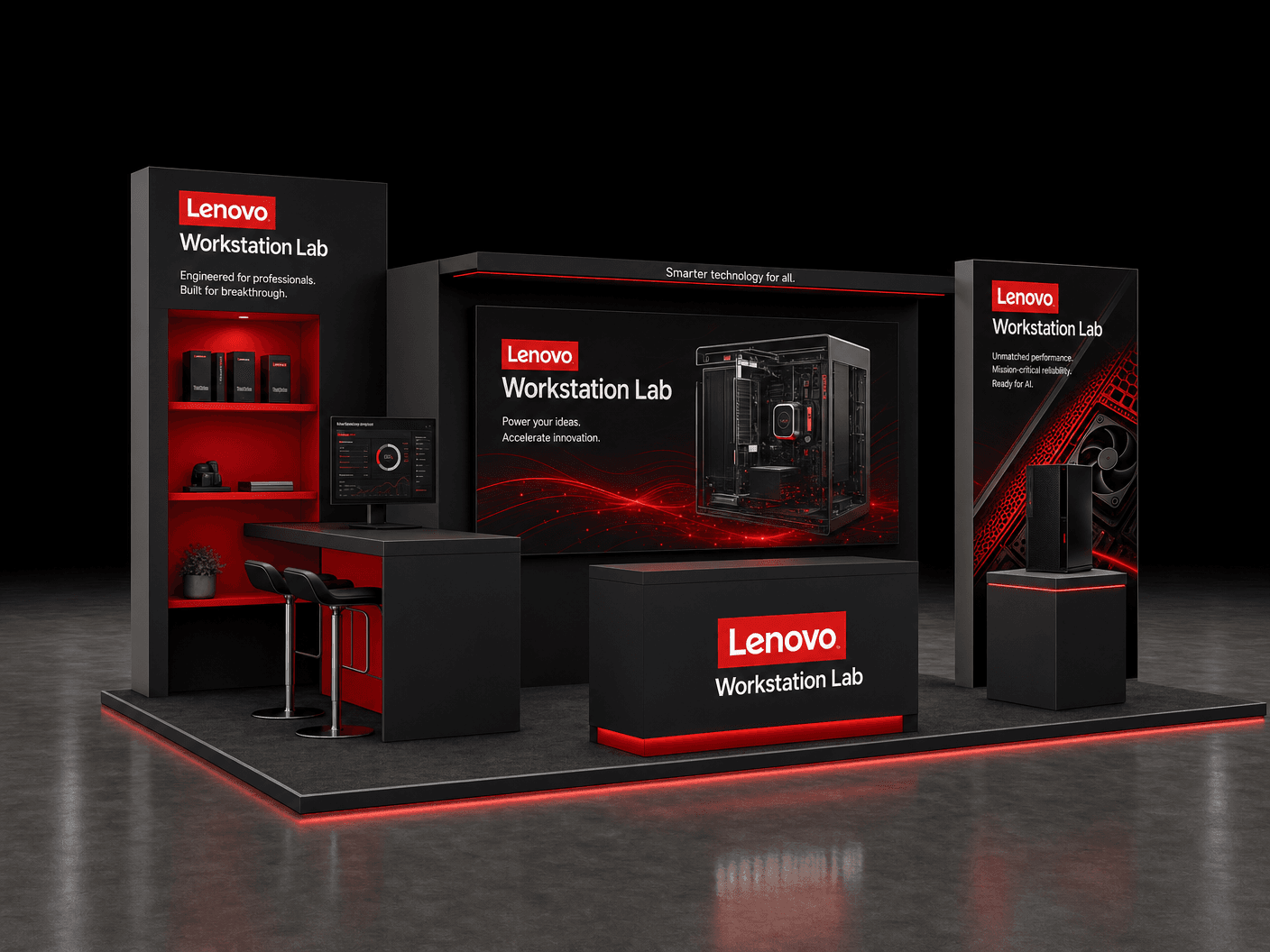 10 x 20 WHX Miami Exhibit Rental Rental 52