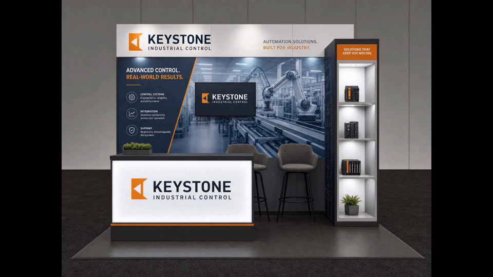 10 x 10 Orlando Expo Booth Rental Rental 16