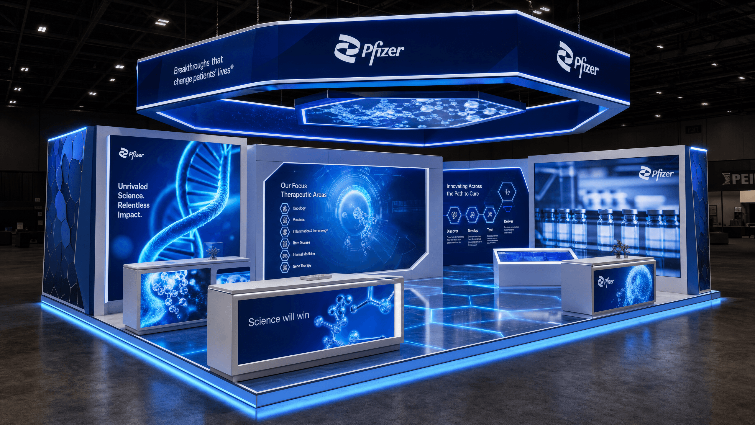 20 x 40 Orlando Trade Show Exhibit Rental 13