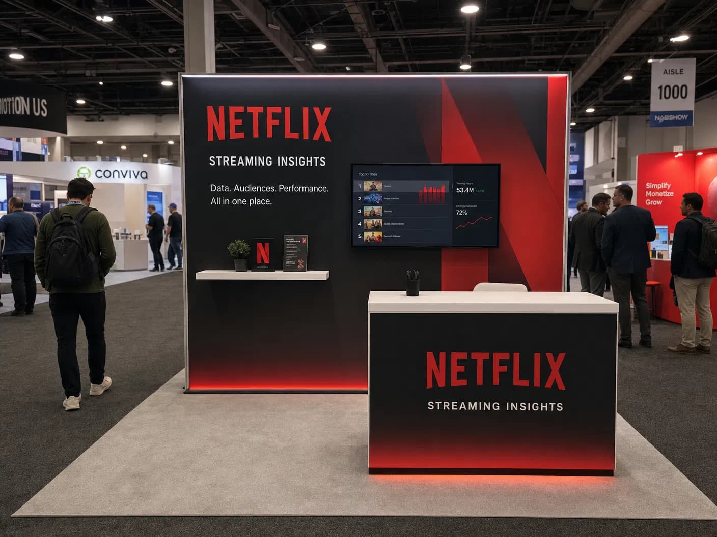 10x10 Orlando Trade Show Exhibit Rental