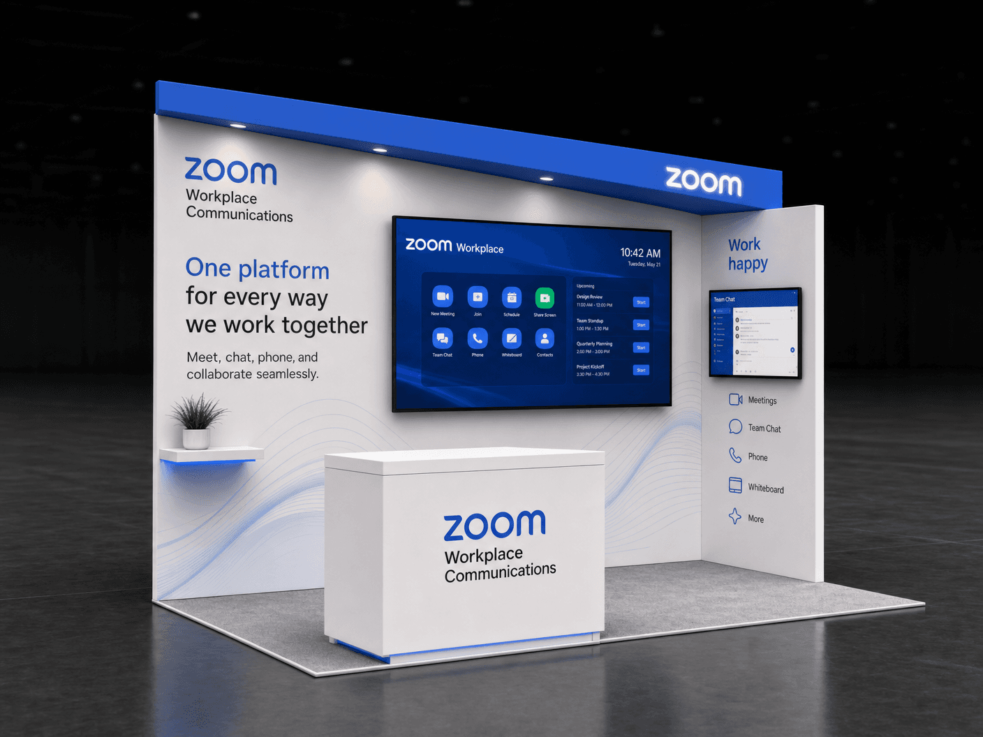 10 x 10 Fort Lauderdale Convention Exhibit Rental 70
