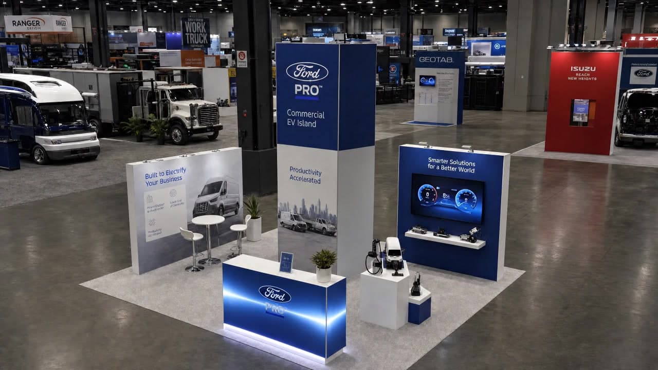 20 x 20 Orlando Trade Show Exhibit Rental 07