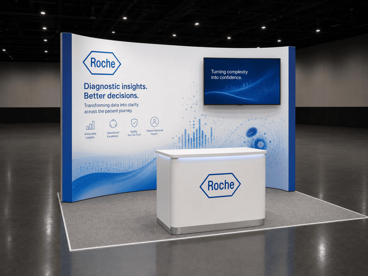 10 x 10 Florida Trade Show Exhibit Rental 36