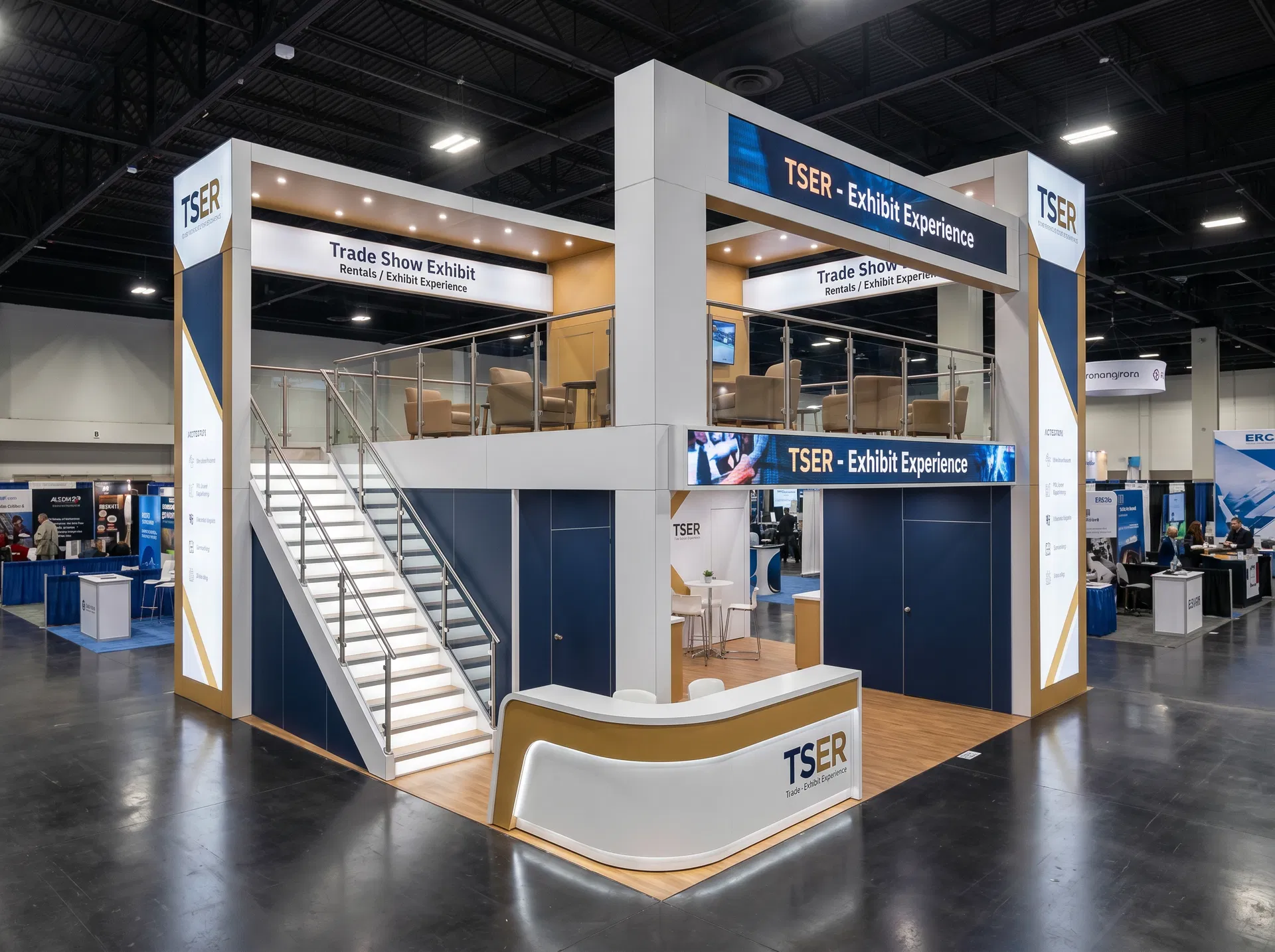 Double-Deck Exhibit Rental — LDI Show, Las Vegas