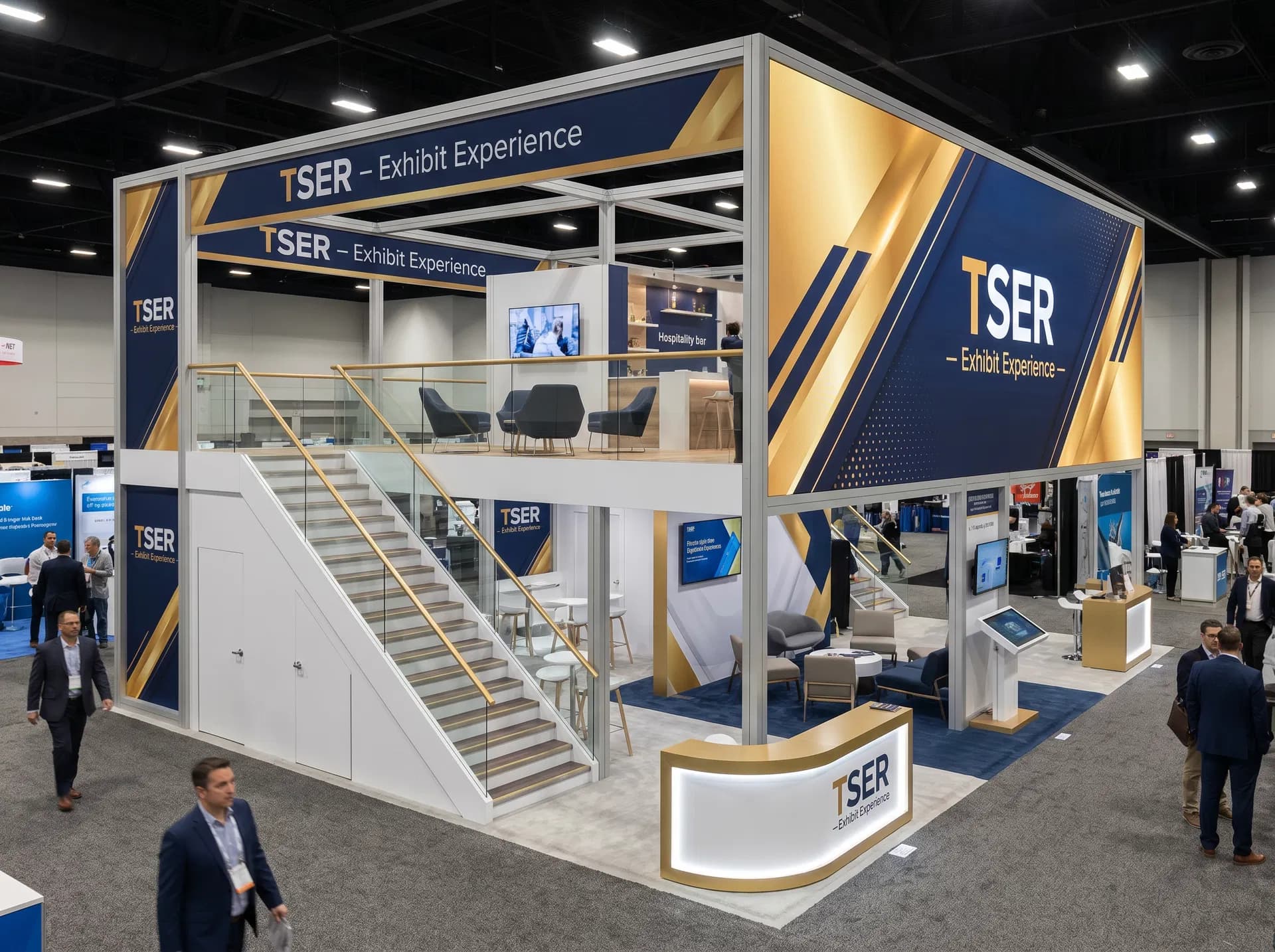 Double-Deck Exhibit Rental
