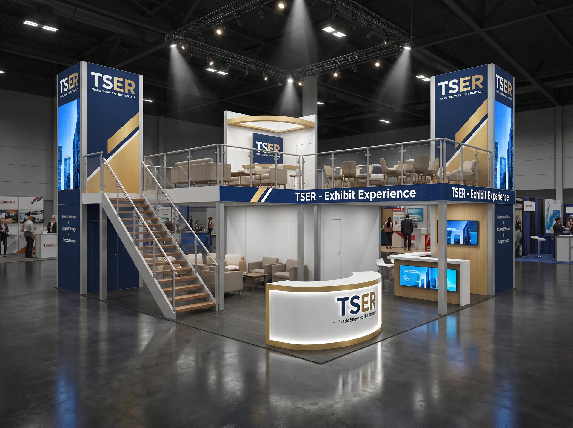 Double-Deck Exhibit Rental