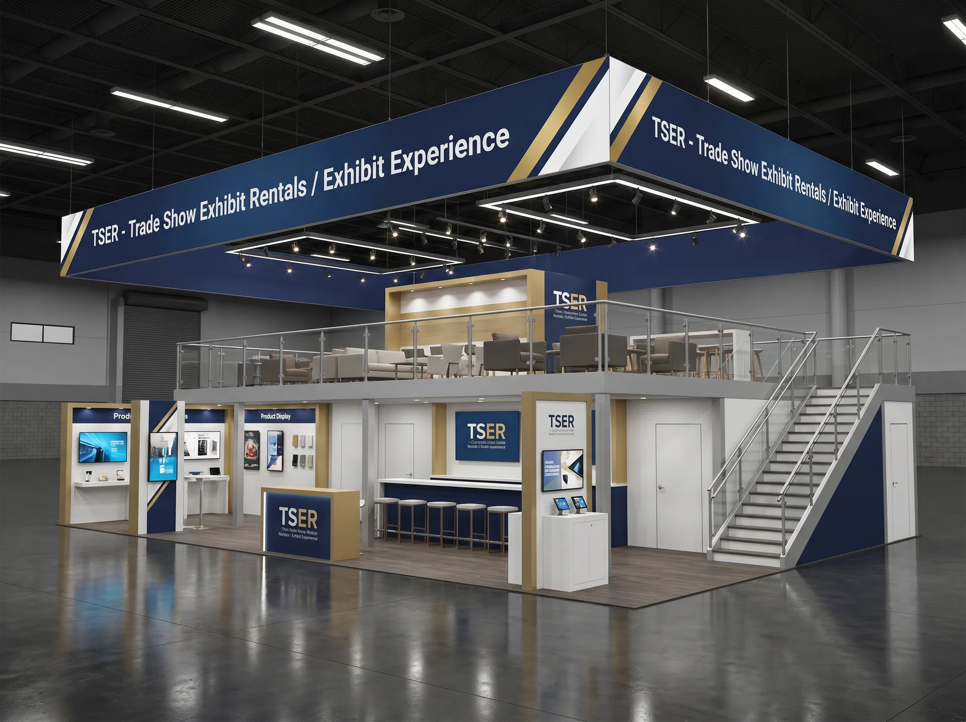 Double-Deck Exhibit Rental — LDI Show, Las Vegas