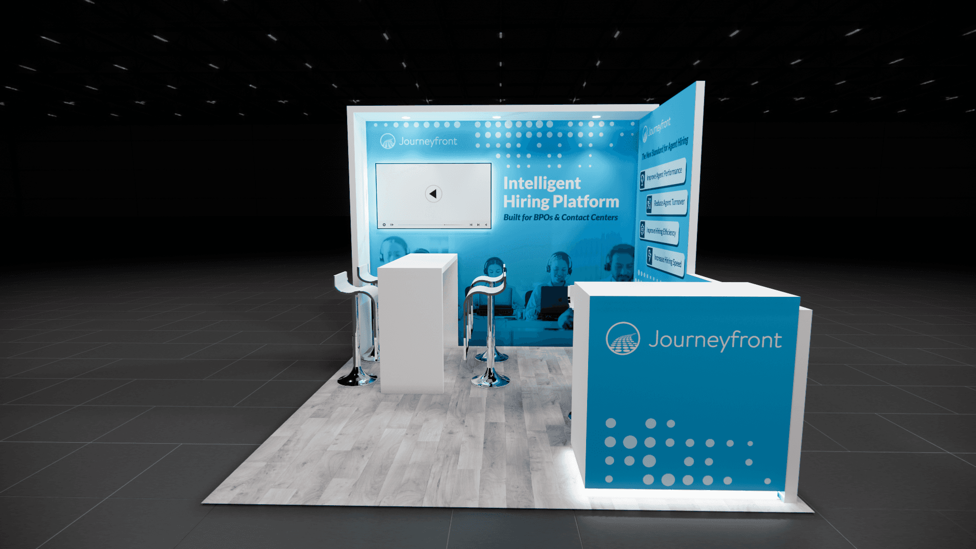 10 x 10 Trade Show Display Rental — Las Vegas