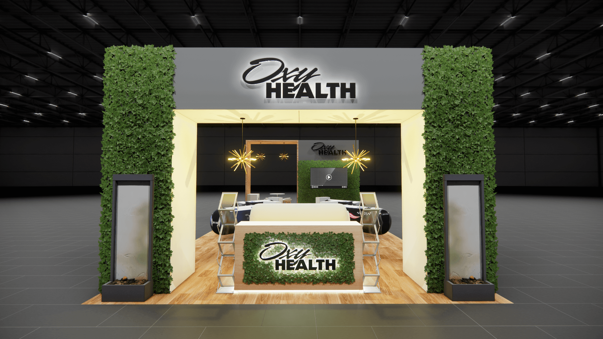 20 x 40 Island Trade Show Display — Las Vegas