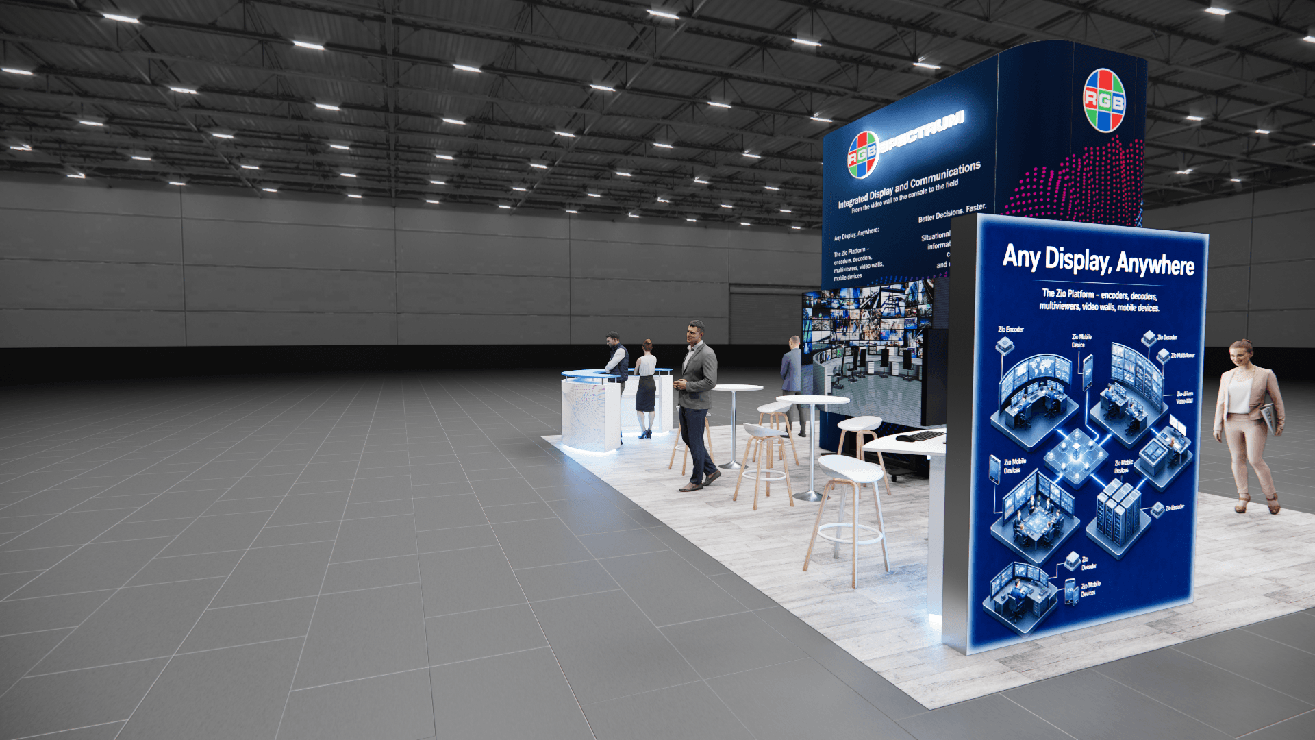 20 x 30 Island Trade Show Display — Las Vegas