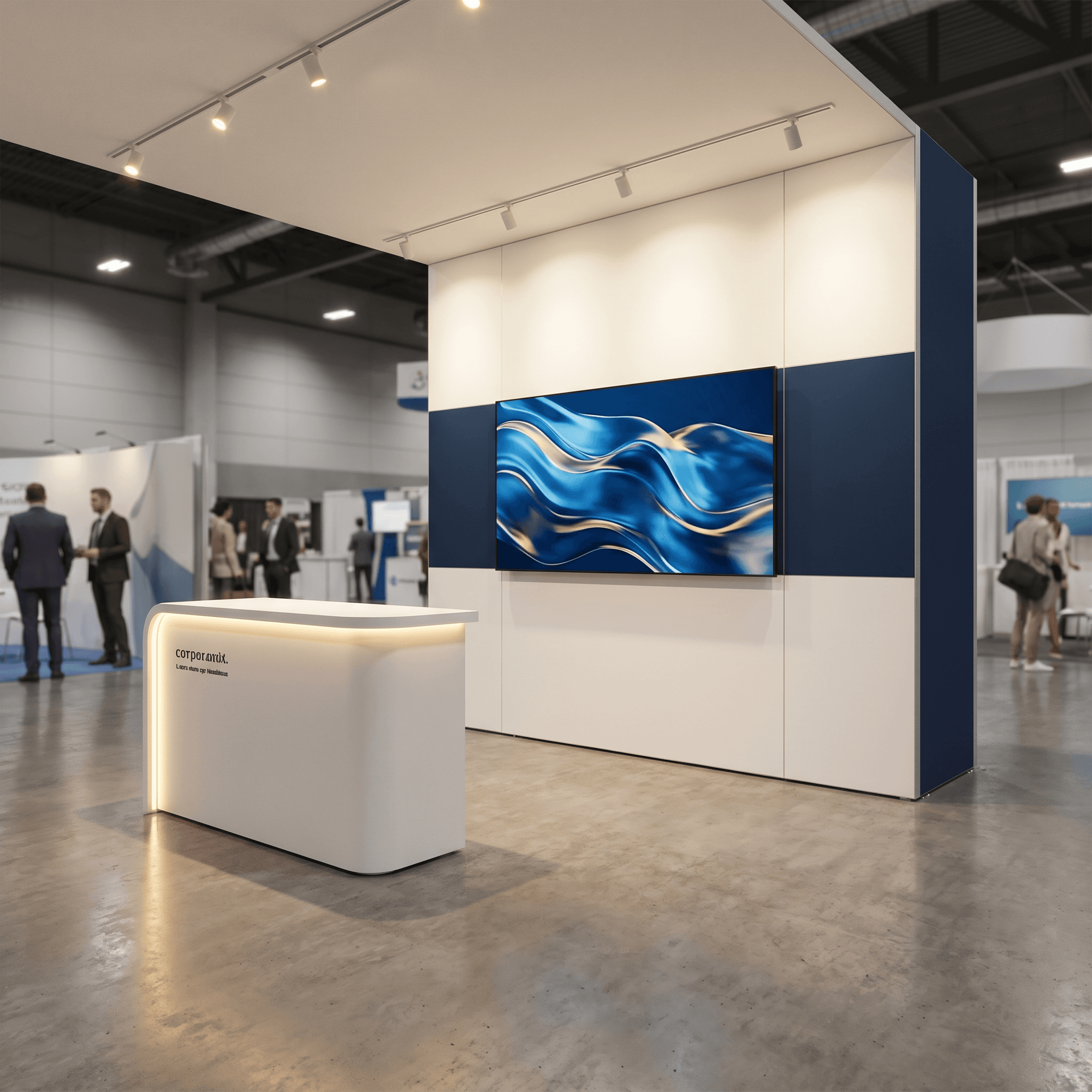 10 x 10 Island Exhibit Rental — SEMA Show, Las Vegas