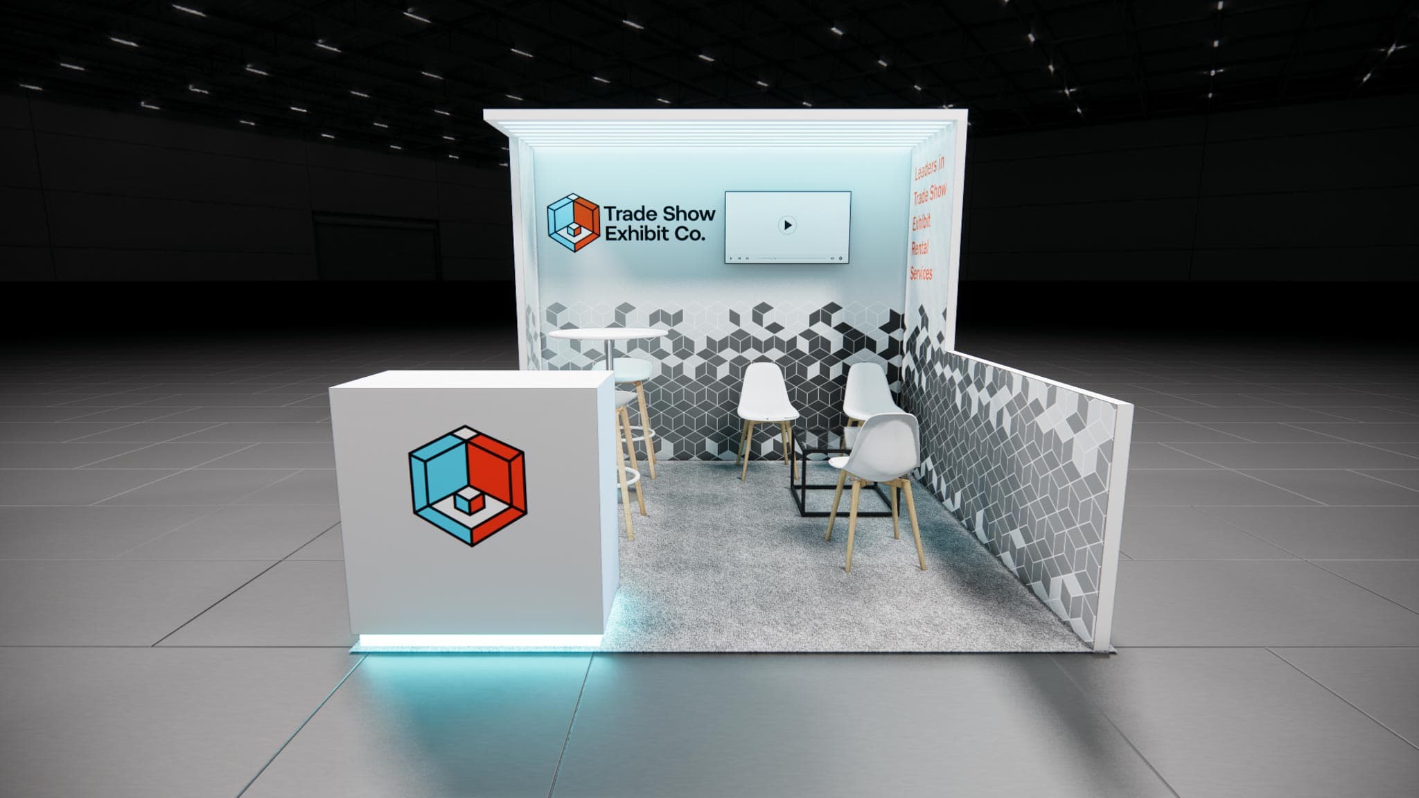 10 x 10 Inline Affordable Exhibit Rental — CES, Las Vegas 10 x 10 Inline Affordable Exhibit Rental — CES, Las Vegas